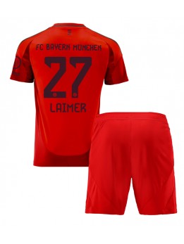 Bayern Munich Konrad Laimer #27 Heimtrikotsatz für Kinder 2024-25 Kurzarm (+ Kurze Hosen)